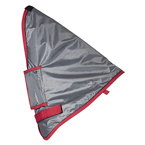 PFIFF 102833 Halsteil für Regendecke 'Highneck', grau-pink Shetty von PFIFF