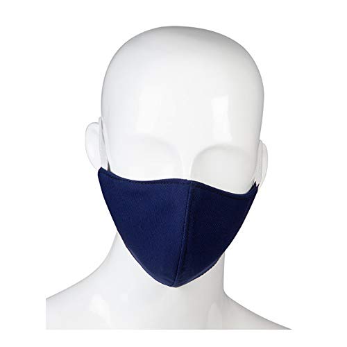 PFIFF 102914 Gesichtsmaske, Stoff, 2-lagig, blau L von PFIFF