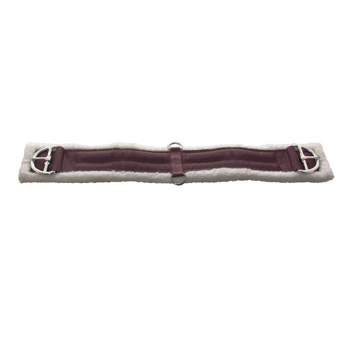 PFIFF Westernsattelgurt mit Fell, braun, 70 cm, 005260-50-70 von PFIFF