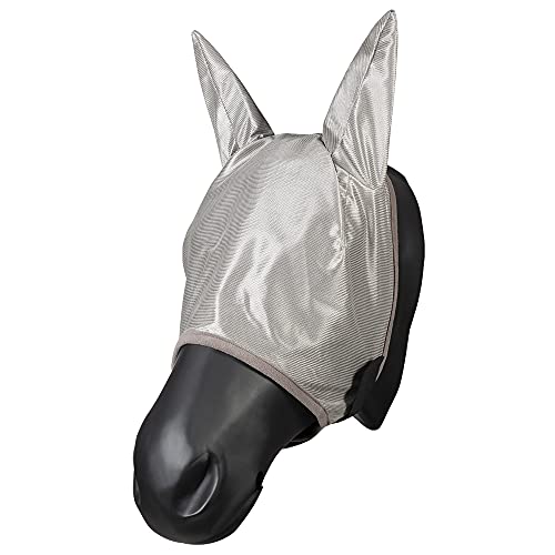 Pfiff 102144 Fliegengesichtsmaske mit Ohren, Fliegenschutz Insektenschutz Maske, Grau, Shetty von PFIFF