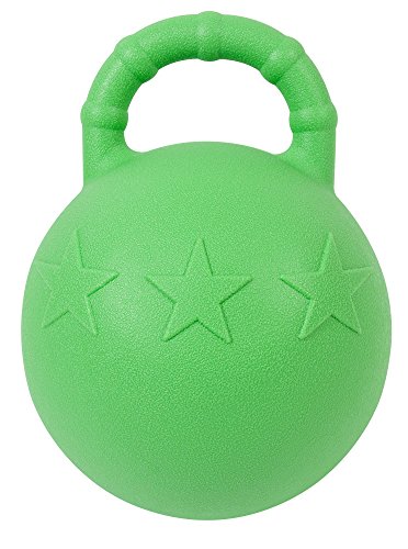 Pfiff 102446 Pferdespielball Fruitstar, Spielball mit Apfel-Aroma, Selbstaufblasend, Hellgrün 25cm von PFIFF