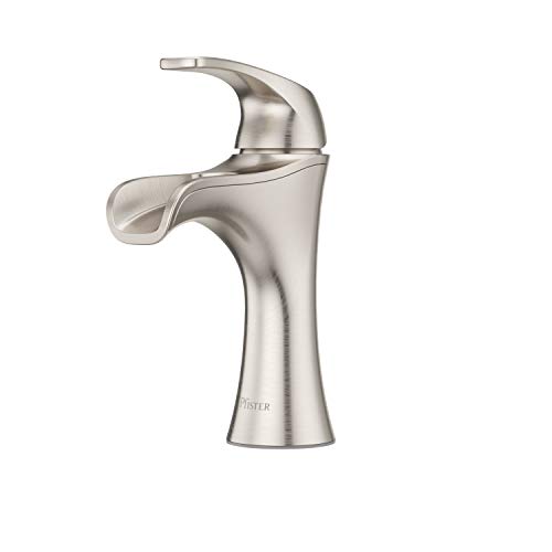 PFISTER LF042JDKK LF-042-JDKK Jaida Single Control 10,2 cm Centerset Badezimmer-Wasserhahn in gebürstetem Nickel, 1,2 gpm von PFISTER