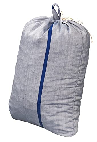 Bewohner-Wäschesack mit Kordelseilzug, 100 % Polyester, ca. 6 kg Farbe blau (55) von PFLEGE POINT