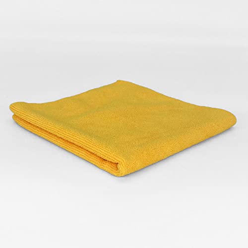 Mikrofaser Reinigungstuch Poliertuch Putztuch 40 x 40 cm (gelb) von PFLEGE POINT