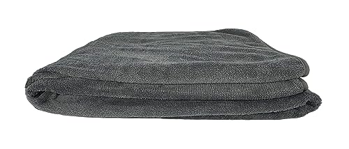 PFLEGE POINT® Kuscheldecke Wohndecke Fleecedecke Supersoft Kochfest (95°C) 150 x 200 cm (anthrazit) von PFLEGE POINT