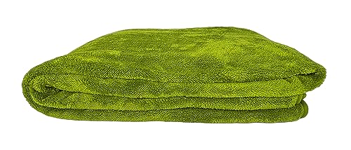 PFLEGE POINT® Kuscheldecke Wohndecke Fleecedecke Supersoft Kochfest (95°C) 150 x 200 cm (olivgrün) von PFLEGE POINT