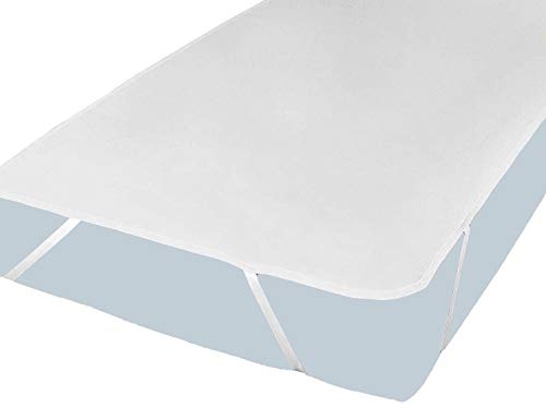 PFLEGE-POINT® Matratzenauflage Molton PU Light, Matratzenschoner aus 100% Baumwolle, Schonbezug, Topper, Bettauflage, wasserdichter Matratzenschutzbezug (160 x 200 cm) von PFLEGE POINT