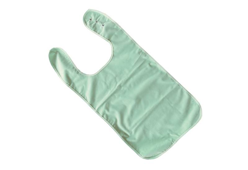 PFLEGE POINT Speiseschürze PFLEGE POINT® Ess-Schürze PU SOFT mit Druckknöpfen grün (700) von PFLEGE POINT