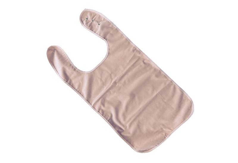 PFLEGE POINT Speiseschürze PFLEGE POINT® Ess-Schürze PU SOFT mit Druckknöpfen rosa (400) von PFLEGE POINT