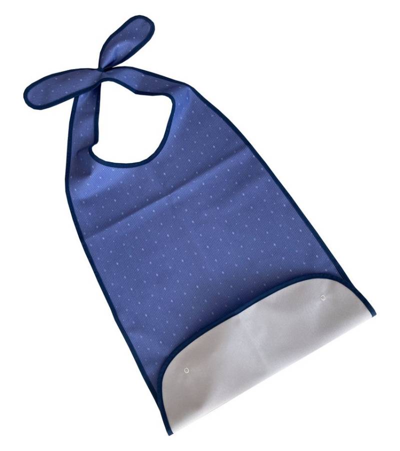 PFLEGE POINT Speiseschürze PFLEGE POINT® Ess-Schürze PU bedruckt mit Krümelfang von PFLEGE POINT