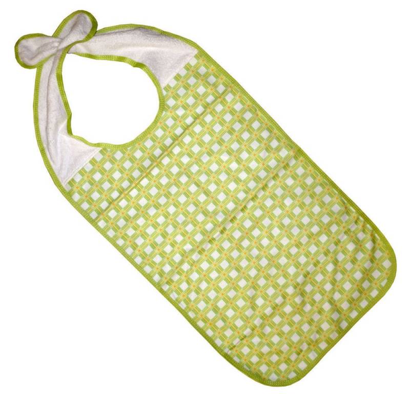 PFLEGE POINT Speiseschürze PFLEGE POINT® Ess-Schürze mit Steckverschluss grün von PFLEGE POINT