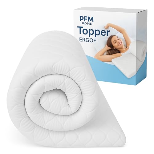 PFM HOME - Matratzen-Topper 120x200 cm - aus Elastic Ergo-Schaum - mit Abnehmbarer, antiallergischer Mikrofaserbezug - Innovative FüllPro+ Technologie PFM HOME - Matratzen-Topper 120x200 cm - aus Elastic Ergo-Schaum - mit Abnehmbarer, antiallergischer Mikrofaserbezug - Innovative FüllPro+ Technologie von PFM HOME