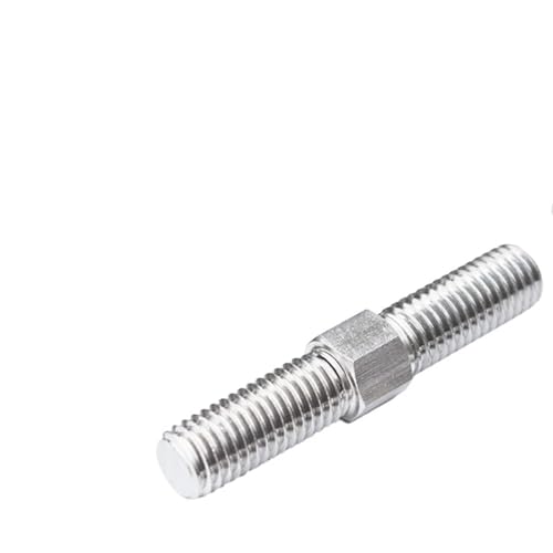 1 STÜCK M10 Links- Und Rechtsgewinde Doppelendgewindestange 304 Edelstahl Stehbolzen Stangenzahnstange Doppelkopf-Gewindestange (Color : M10x40mm) von PFRANK
