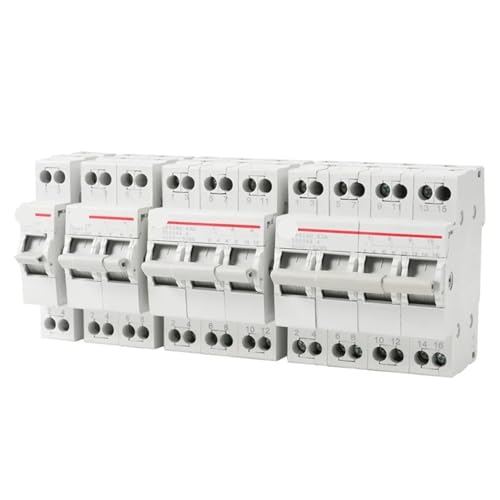 1P 2P 3P 4P 16A 32A 40A 63A 3 Position Dual Power Din-Schiene Manueller Transferschalter MTS AC 1 Stücke(1P,63A) von PFYTWBLX