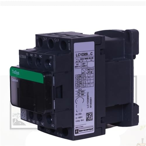 220 V AC Dreipoliger Schütz 3P 3-phasig 3-polig 50/60 Hz LC1D25 LC1D32 LC1D38 24 V-380 V 1 Stück(AC LC1D09A,220V) von PFYTWBLX