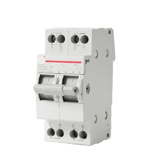 2P 63A MTS AC 40A 230V 400V Dual Power 1-0-2 Din-Schiene Isolieren Manuelle Transfer Schalter 1Pcs(32A) von PFYTWBLX