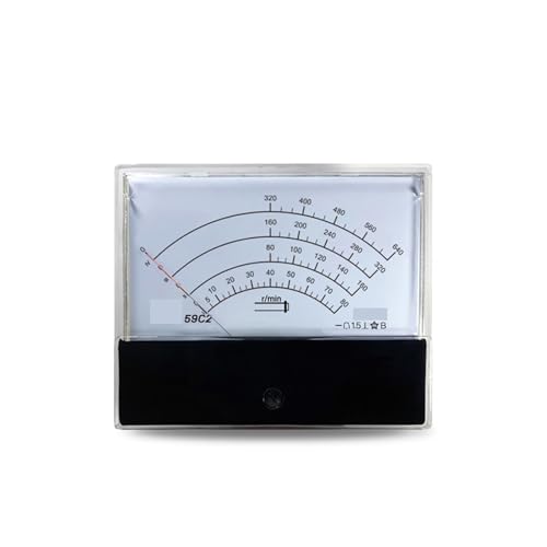 59C2 Dual Range Drei Drehzahlmesser 30r 60r 640r/min 1200 Rpm RPM Skala 1Pcs(632M 2000M) von PFYTWBLX