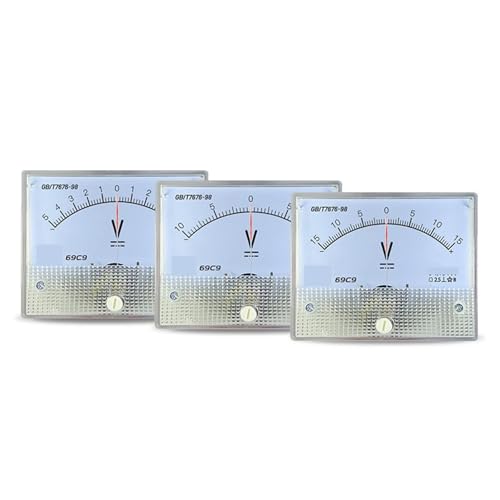 69C9 Zeigertyp DC-Voltmeter ± 5 V 10 V 20 V 30 V 50 V 100 V 150 V 200 V 300 V 500 V 600 V 800 V 100 0 V 1 Stücke(Plus-minus 10V) von NZDDHXKE