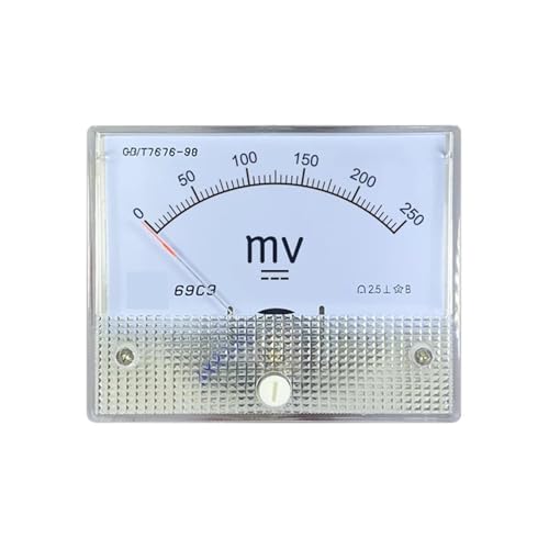 69c9-v 40mv 50mV 75mV 100mV 150mV 200mV 250Mv 300mV Zeigervoltmeter Installation Kleine SpannungDC 1Pcs(DC 100mV) von PFYTWBLX