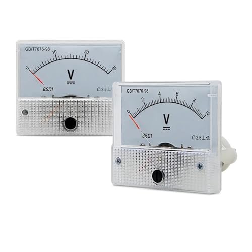 85C1-V Zeigertyp DC-Voltmeter 100 V 150 V 200 V 250 V 300 V 500 V 600 V 750 V Spannung 64 * 56 mm 85C1 1 Stücke(Plus-minus 300V) von PFYTWBLX