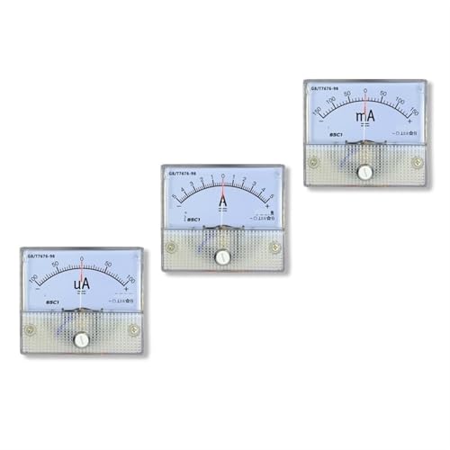 85c1 Positives und negatives Amperemeter DC Milliamperemeter Mikroamperemeter ± 25ua 50ua 100ua 200mA 300mA 5A 10A 1St(-3A To 3A) von PFYTWBLX