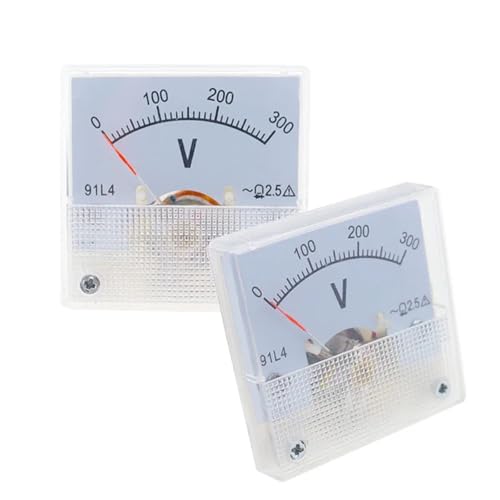 91L4 AC 0-150 V 250 V 300 V 450 V Analog Panel Volt Spannung Meter Voltmeter Gauge 1 Stücke(450V) von PFYTWBLX