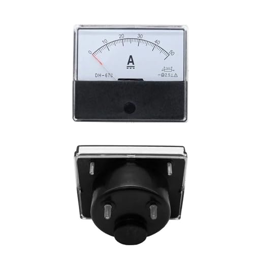 DH670 Strom Amperemeter Analog 1A 2A 3A 5A 10A 20A 50A 150A DC Ampere Meter 1Pcs(20A) von PFYTWBLX