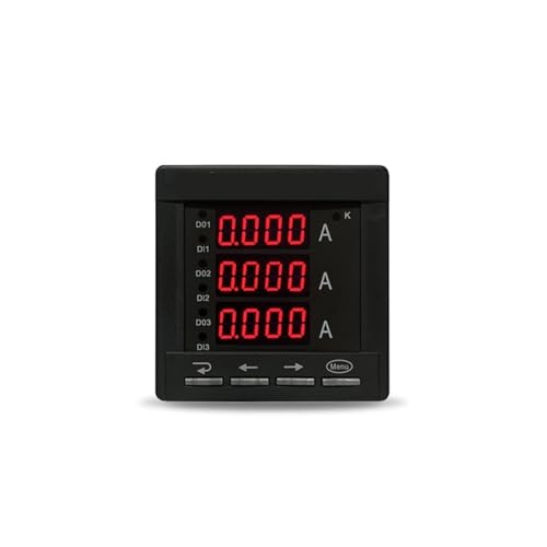 Dreiphasiger AC Digital Amperemeter Led Vier Positive 5A 220V 380V Meter 48 72 96 1Pcs(An alarm output) von PFYTWBLX