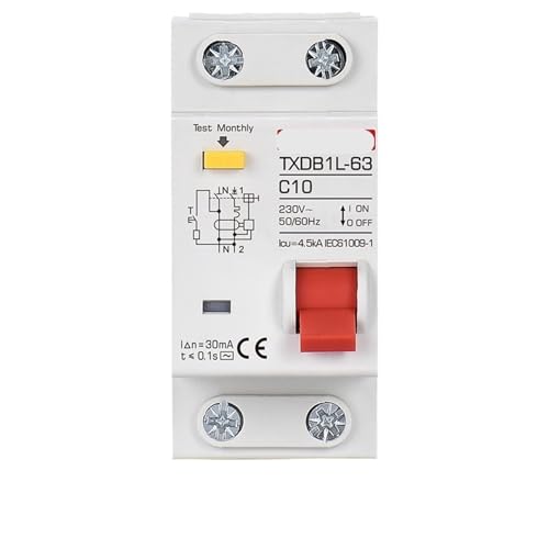ELCB RCBO 16A-63A 30mA 220V/110V Strom Circuit Breaker Kurzschlussschutz 1Pcs(AC110V 30mA,40A) von PFYTWBLX