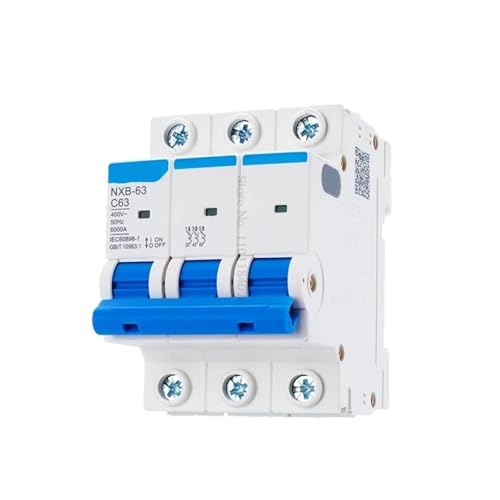 NXB-63 3P 1A -16A Circuit Breaker Haushalt MCB Mit Anzeige DIN Schiene DZ47 1Pcs(4A) von PFYTWBLX