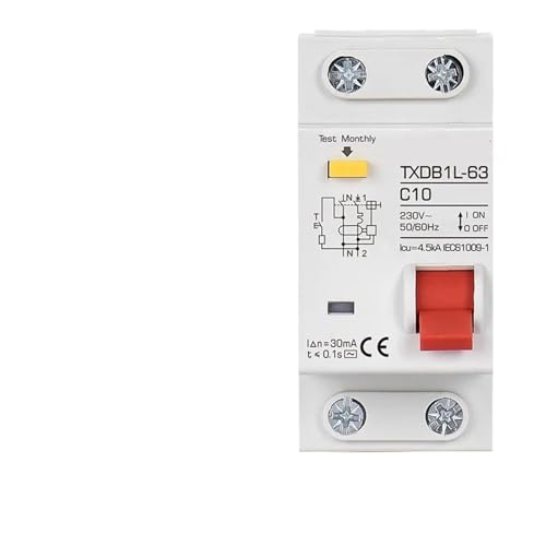 RCD MCB RCCB Typ AC RCBO DPNL Circuit Breaker Leckage Schutz 10A 16A 20A 25A 1Pcs(A Type AC110V 30mA,10A) von PFYTWBLX