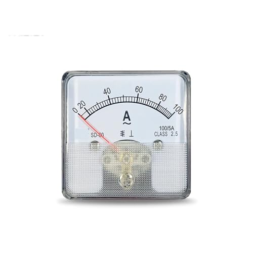 SD60 AC-Amperemeter 5a 10a 20a 30a 50a/5A Voltmeter Ac300v 500v Dh60 52 1 Stücke(AC 50A) von PFYTWBLX