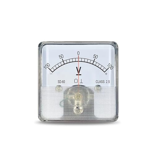 SD60 Positives und negatives Voltmeter 10 V 20 V ± 30 V 50 V Zeiger bidirektional Dc Dh60 Cz60 1 Stücke(DC -100V To 100V) von PFYTWBLX