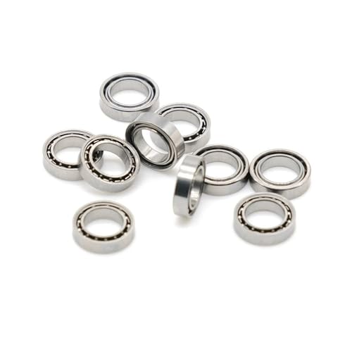 SMR85 Offene Miniatur-Kugellager aus Edelstahl, 5 x 8 x 2 mm, S MR85 L850 675, 10 Stück SMR85 Offene Miniatur-Kugellager aus Edelstahl, 5 x 8 x 2 mm, S MR85 L850 675, 10 Stück von PFYTWBLX