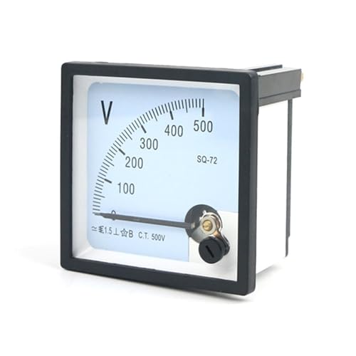 SQ-72 CP-72 89T2 72L1 Zeigertyp DC-Voltmeter 5 V 10 V 20 V 30 V 50 V 100 V 150 V 250 V 300 V 450 V 500 V 100 0 V 1 KV 1 Stücke(20V) von PFYTWBLX