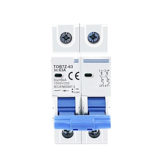 TOB7Z-63 2P DC 1000V Solar Mini Circuit Breaker 3A-63A DC MCB for PV 1Pcs(40A) von PFYTWBLX
