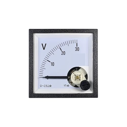 YT48 AC-Voltmeter 100 V 250 V 300 V 450 V 500 V 600 V Zeiger klein 99T1 CP48 BE48 1 Stücke(AC 450V) von PFYTWBLX