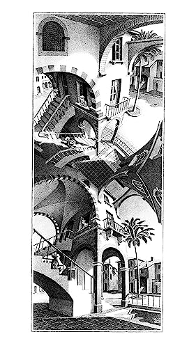 PGM Kunstdruck M, C, Escher - Oben und Unten 45x79,5cm von PGM