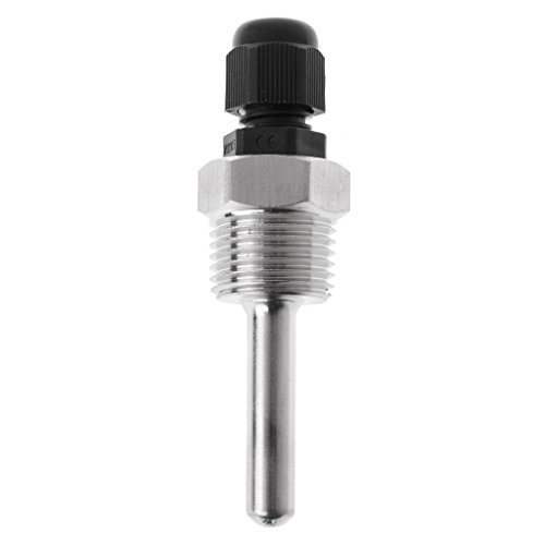 HDmirrorR Hoxin Thermowell Thermowell Edelstahl 304 1/2 Zoll BSP G Gewinde für Temperatursensor, 50 mm von PGONA
