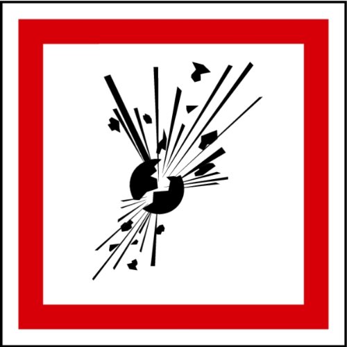 LEMAX Sicherheitsaufkleber GHS 01 Gefahrensymbole Explodierende Bombe Schwarz Vinyl Wandmontage 100 x 100 mm Explosion, Lebensgefahr, Sicherheitshinweis LEMAX Sicherheitsaufkleber GHS 01 Gefahrensymbole Explodierende Bombe Schwarz Vinyl Wandmontage 100 x 100 mm Explosion, Lebensgefahr, Sicherheitshinweis von LEMAX