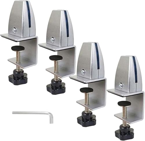 C-Klemmen, C-Klemmen for hohe Beanspruchung, C-Klemmen-Feststellzange, Schreibtisch-Trennklemme, verstellbare Schreibtisch-Trennklemme, Stehpult-Zubehör for Schreibtisch-Sichtschutzordner(4 Pack) von PGPAYH