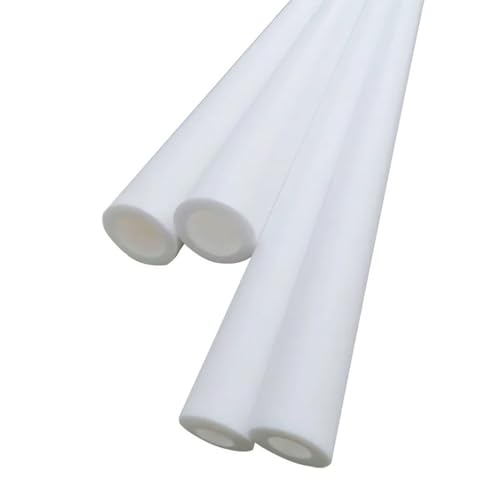 1 Stück 50 cm PTFE-Hohlstab – weißes Polytetrafluorethylen-Rohr for Heimwerkerarbeiten, Dichtungen, Buchsen, Ventile – Loch 8 mm – 45 mm(20mmx8mm) von PGPGP
