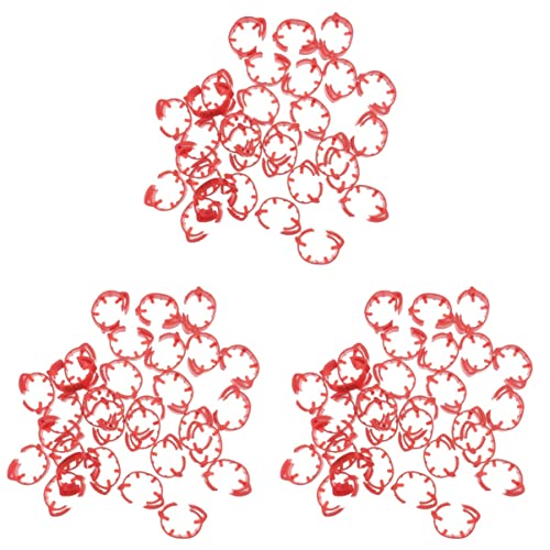 100er-Packung Geflügelbeinringe – nummerierte Hühner- und Entenringe zur einfachen Identifizierung, for Tauben, Gänse und Hühner(Red,3 Packs) von PGPGP