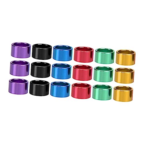 18 Bunte Vogelbeinringe aus Aluminium for Tauben, Papageien, Hühner, Enten – Wiederverwendbare ID-Bänder for die Geflügelhaltung von PGPGP