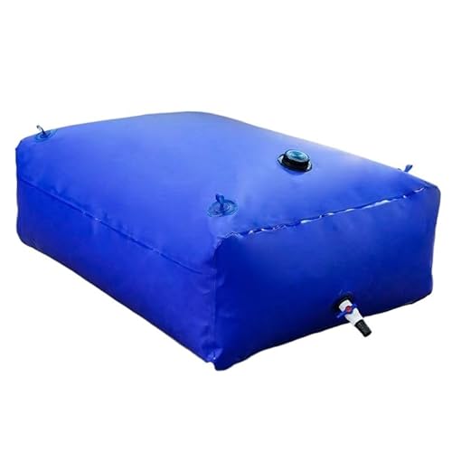 50–1585 Gallonen Faltbarer Wasserblasen-Vorratstank – Tragbares PVC-Wassergehäuse for Garten, Bauernhof und Außenbereich, 1 Stück(379L/100Gal/1x0.8x0.48 m) von PGPGP