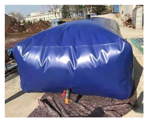 Notfall-Wasserspeicherblase - 2000 - 100 Gallonen faltbarer PVC-Wassertank for Bewässerung, Camping und Heimgebrauch, 1 Stück(190L/50Gal/1x0.7x0.27 m) von PGPGP