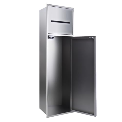 PGPGP Duschnische aus Edelstahl – wasserdichtes Badezimmer-Organizer-Regal for Toilettenartikel und Aufbewahrung(20x68x14cm) von PGPGP