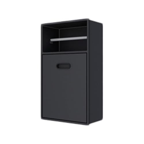 PGPGP Duschnischen-Organizer-Regal aus Edelstahl – platzsparende, eingebettete Wandaufbewahrung for Badezimmer/Küche/Wohnzimmer/Schlafzimmer(Black,50x30x14cm) von PGPGP