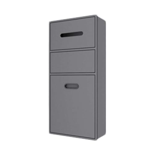 PGPGP Duschnischen-Organizer-Regal aus Edelstahl – platzsparende, eingebettete Wandaufbewahrung for Badezimmer/Küche/Wohnzimmer/Schlafzimmer(Gray,65x30x14cm) von PGPGP