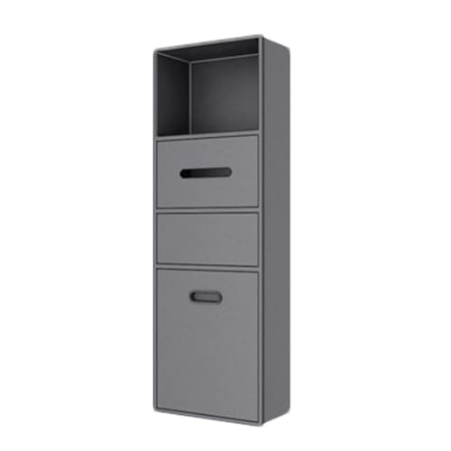 PGPGP Duschnischen-Organizer-Regal aus Edelstahl – platzsparende, eingebettete Wandaufbewahrung for Badezimmer/Küche/Wohnzimmer/Schlafzimmer(Gray,86x30x14cm) von PGPGP